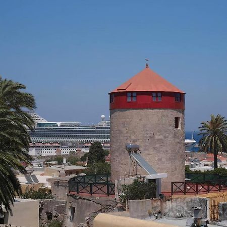 A Medieval Windmill Tower With Magnificent View Rhodes City 外观 照片